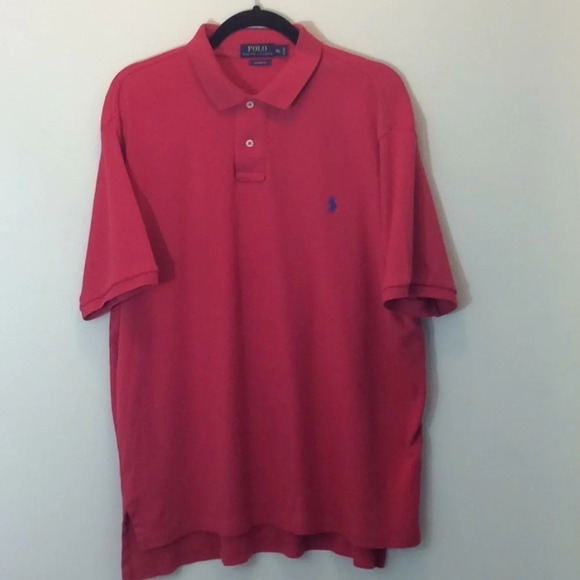 Polo by RL Red Shirt with Blue Pony Size XL - Picture 2 of 8